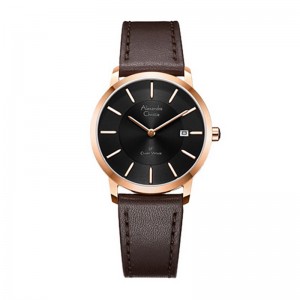 Alexandre Christie AC 8653 Rosegold Black Lady LDLRGBA